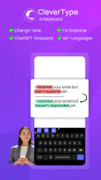 CleverType AI-näppäimistö screenshot