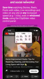 ClipGlider-video control panel screenshot