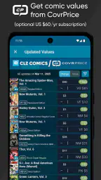 CLZ Comics comic book database screenshot