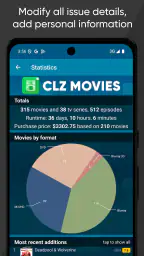 CLZ Movies - movie database screenshot