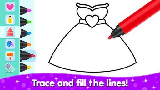 Coloring and Drawing For Girls screenshot
