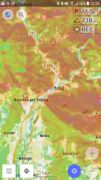 Contour lines plugin — OsmAnd screenshot