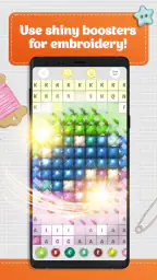 Cross Stitch Coloring Art screenshot
