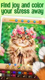 Cross-Stitch: Coloring Book screenshot