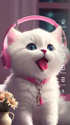 Cute Cat Wallpaper HD screenshot