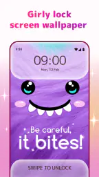 Cute Lock Screen & Wallpapers screenshot