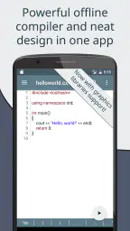 Cxxdroid - C/C++ compiler IDE screenshot