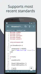 Cxxdroid - C/C++ compiler IDE screenshot