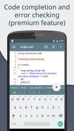 Cxxdroid - C/C++ compiler IDE screenshot