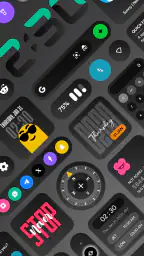 DarkGlass Widgets screenshot