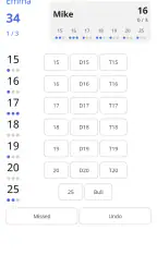 Darts Counter: Scoreboard screenshot