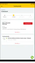 DHL Express Mobile screenshot