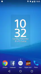 Digital Clock & Weather Widget screenshot