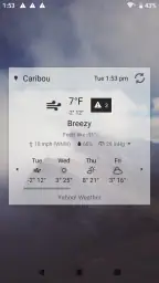 Digital Clock & Weather Widget screenshot