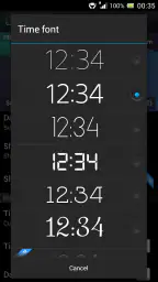 Digital Clock & Weather Widget screenshot