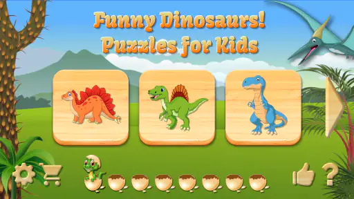 Dino Puzzle for Kids Full Game screenshot