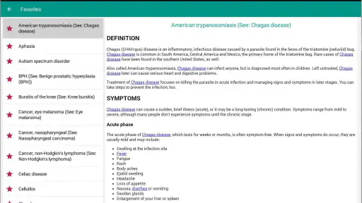 Diseases Dictionary Offline screenshot
