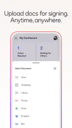 Docusign - Upload & Sign Docs screenshot