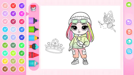 Doll Princess Coloring Games screenshot