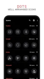 Dots : Adaptive Icon pack screenshot