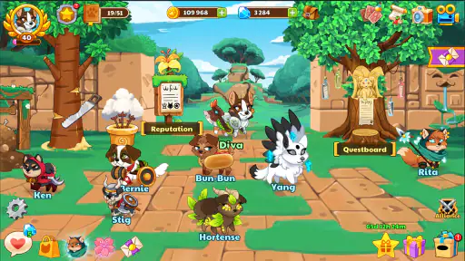 Dungeon Dogs - Idle RPG screenshot