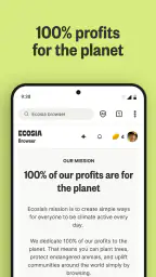 Ecosia Istuta puita selaamalla screenshot