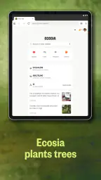 Ecosia Istuta puita selaamalla screenshot
