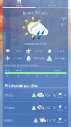 El tiempo de AEMET screenshot
