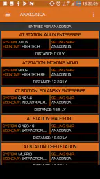 Elite Dangerous TradePad Pro screenshot