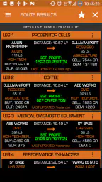 Elite Dangerous TradePad Pro screenshot