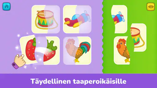 Ensimmäiset sanat: lasten peli screenshot