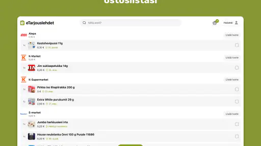 eTarjouslehdet screenshot