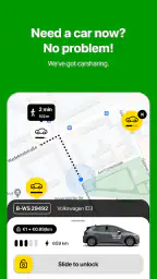 Europcar Mobility App screenshot