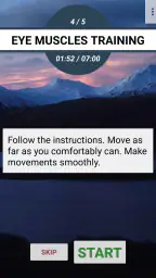 Eye exercises Pro screenshot