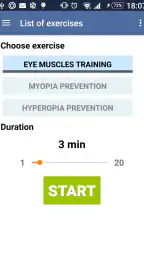 Eye exercises Pro screenshot