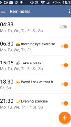 Eye exercises Pro screenshot