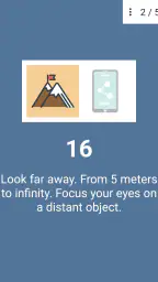 Eye exercises Pro screenshot