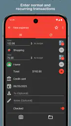 Fast Budget - Expense Manager screenshot