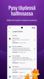 Firefox yksityinen selain screenshot
