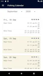 Fishing Times Pro screenshot