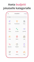 Fleur Budjetti Expense Tracker screenshot