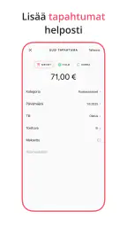 Fleur Budjetti Expense Tracker screenshot