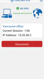 FortiClient VPN screenshot