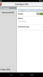 FortiClient VPN screenshot