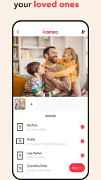Frameo: Share to photo frames screenshot