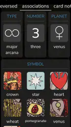 Galaxy Tarot screenshot