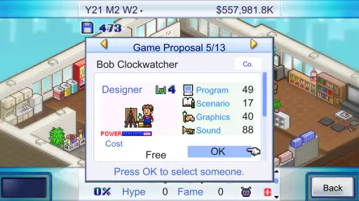 Game Dev Story screenshot