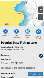 Garmin ActiveCaptain® screenshot