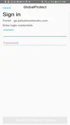 GlobalProtect screenshot