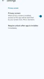 Google Authenticator screenshot